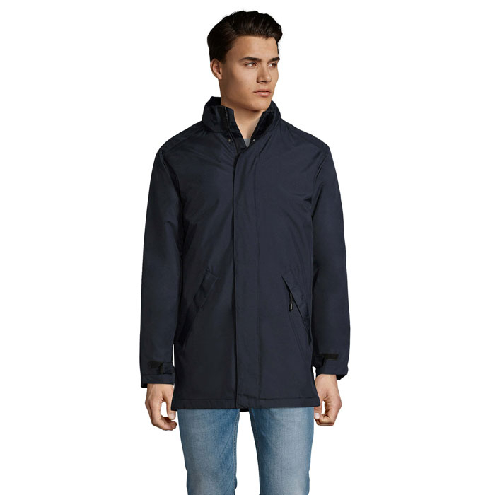 Parka personnalisable unisexe à doublure matelassée Robyn French Marine